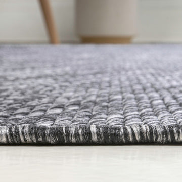 Evan Modern Rustic Organic Curve Indoor/Outdoor Area Rug